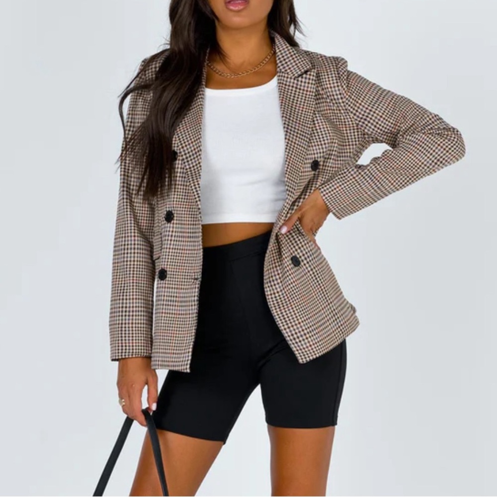PRINCESS POLLY Mrs Nancy Blazer Beige